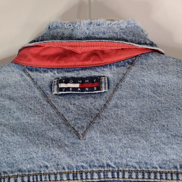 Destroyed Tommy Jean Jacket Size XL - Picture 6 of 17